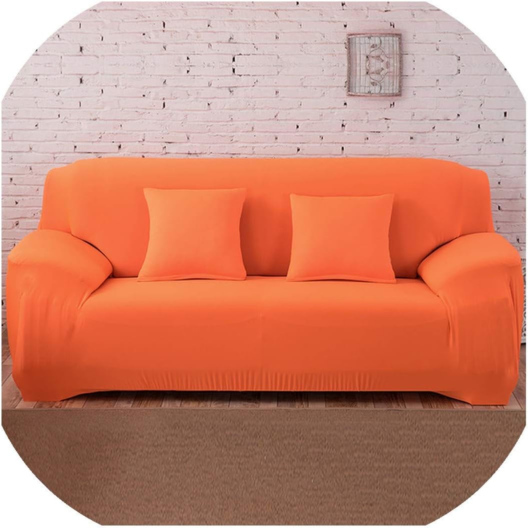 HaLiry Plain Solid Pattern Slipcovers Sofa Cover Stretch