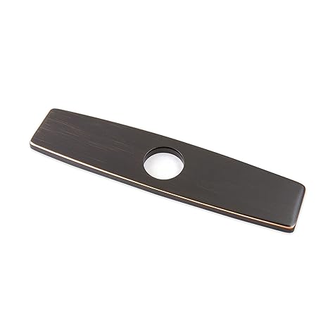 Durable Deck Brushed Nickel Faucet Hole Cover Sink Escutcheon