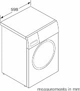 Bosch Series 2 Washing Machine 8kg 1400rpm A Energy White view 12
