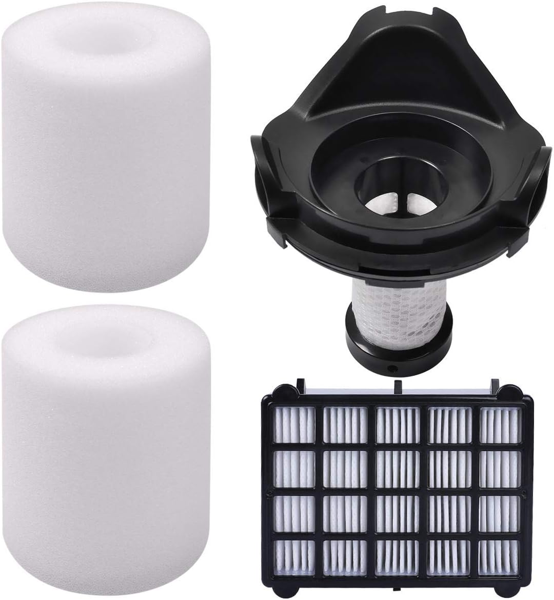 KEEPOW Filters Replacement Compatible with Shark HV390UK HV390UKT Corded Stick Vacuum Cleaner