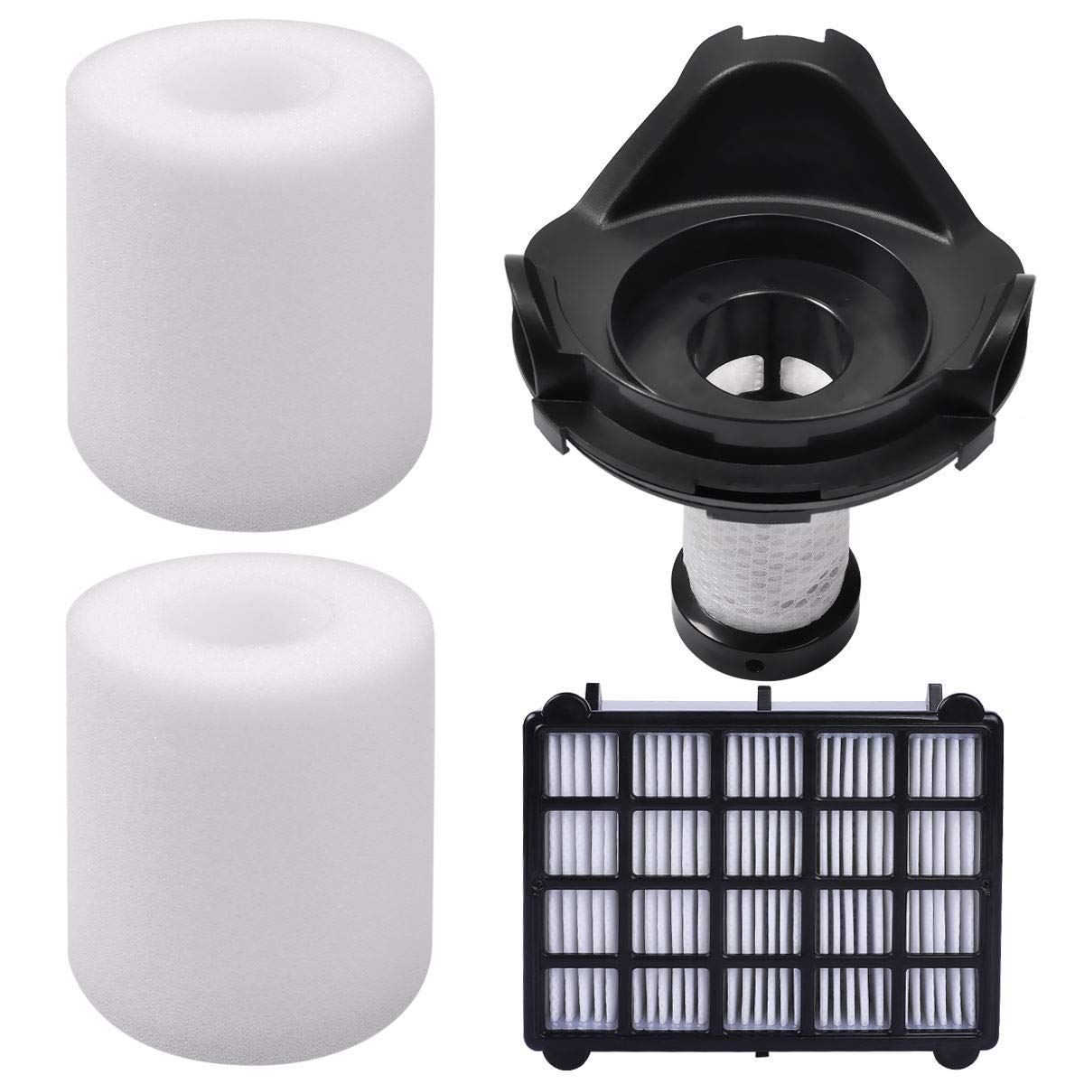 KEEPOW Filters Replacement Compatible with Shark HV390UK HV390UKT Corded Stick Vacuum Cleaner