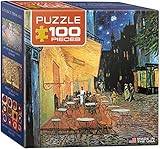 EuroGraphics Cafe at Night by Vincent Van Gogh Mini Puzzle (100-Piece)