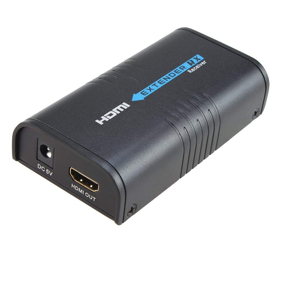 LKV373 100M HDMI Extender Receiver(No Transmitter)over Ethernet Network Routers/Switchers LAN RJ45 CAT5 CAT6-Single Source from 1080P Full HD STB,DVD,PS3 - w/DLP,LCD,LED ,Supports TCP/IP by Ethernet — image 1