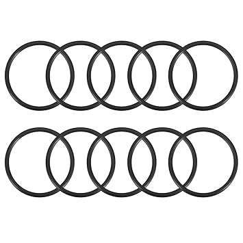 【クリックで詳細表示】uxcell O型リング ニトリルゴム 24mmの内径 28mmの外径 2mm幅 円形 シールガスケット 10個入り