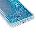 YOKIRIN Note 8 Case, Liquid 3D Glitter Stars Flowing Quicksand Case Flexible TPU Soft Bumper Bling Sparkle Floating Crystal Clear Skin Cover for Samsung Galaxy Note 8 with Dust Plug & Stylus, Blue