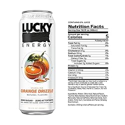 Lucky Energy Sugar Free Energy Drinks 19.2 Fl Oz