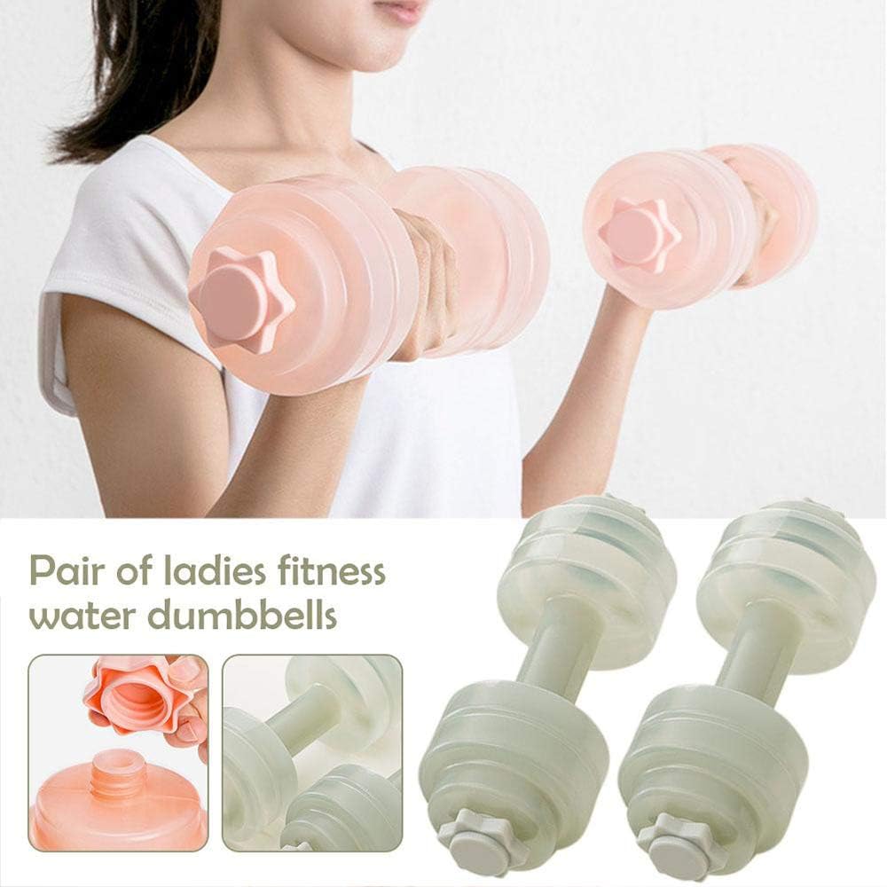 CHDHALTD 1pc Water Dumbbells,Eco-Friendly Adjustable Weight Dumbbell,Portable Travel Barbells, Plastic Arm Training Workout Yoga Practical Body Building Ladies Fitness Muscle