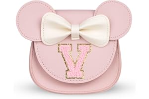 HINCOO Toddler Purse, Little Girls Purse, Kids Purses For Girls Age 2-12, Personalized Toddler Gifts, 2,4,6 Year Old Girl Birthday Gift, Gifts For 3 Year Old Girl, Kids Wallet Crossbody Bag (pink V)
