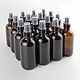 4oz Amber Glass Spray Bottle for Essential Oils,Small Empty Fine Mist Spray Bottle, Refillable Liquid Containers for Perfumes