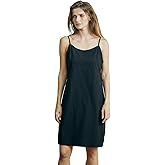 BEAUTELICATE Cotton Slip Dress for Women Adjustable Strap Round Neck Under Dress