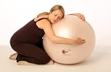 nbf Natural Birth & Fitness Birthing Ball with Pump 55/65/75cm Anti-Burst Pale view 3