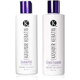 2PC Bundle:Kashmir Keratin Deep Shampoo and Conditioner For Oily and Damaged Hair Sulfate And Paraben Free NEW PRESENTATION (8 Fl. Oz)