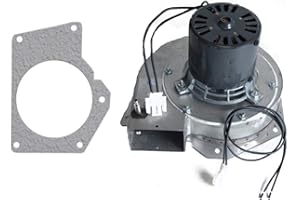 PelletStovePro - Whitfield Advantage I, II, III, Plus Pellet Stove Exhaust Combustion Motor Blower w Housing & Gasket - 12056010, 12126009, 12156009