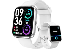 aeac Smart Watch, 2024 Newest Fitness Watch for Men Women, Alexa Built-in & Stable Bluetooth Call, with Heart Rate/SpO2/Sleep Monitor, 100 Sports, IP68 Waterproof Smartwatches for iOS Android
