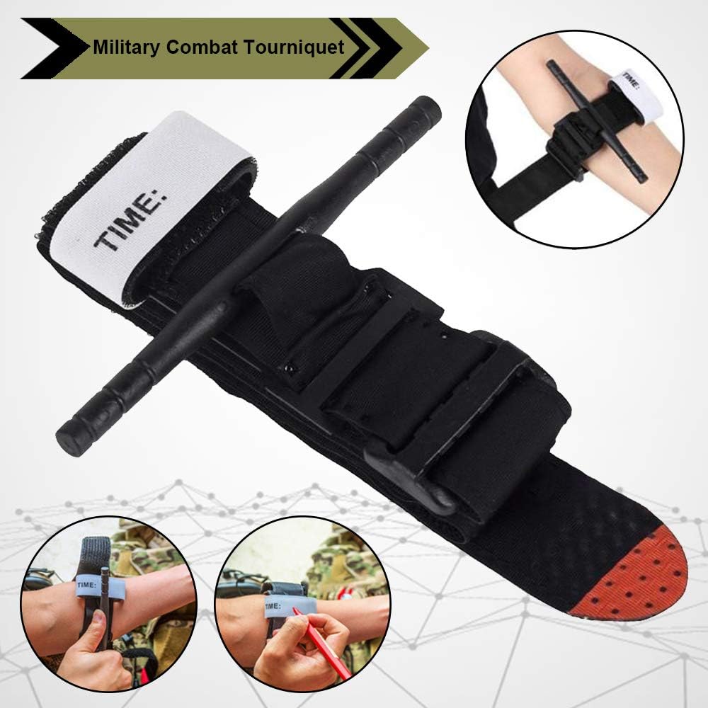 EMDMAK First Aid Kit Survival Kit, 276Pcs Tactical Molle EMT IFAK Pouch Outdoor Gear Emergency Kits Trauma Bag for Camping Hiking Boat Hunting Home Car Earthquake and Adventures: Health & Personal Care