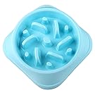 wangstar Pet Slow Feeder Bowl, Bloat Stop Dog Puzzle Bowl Maze, Interactive Fun Feeder Slow Bowl with Anti-Skid Design