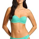 Seafolly Womens Bustier Bandeau Bikini Top Swimsuit
