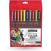 Set of 10 Classmate Octane Colour Burst Gel Pen