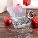 Tatuo 201 Pieces Christmas Ornament Hooks Ornament Hangers Xmas Metal Wire Hooks with Storage Box for Christmas Tree Decoration (Silver)