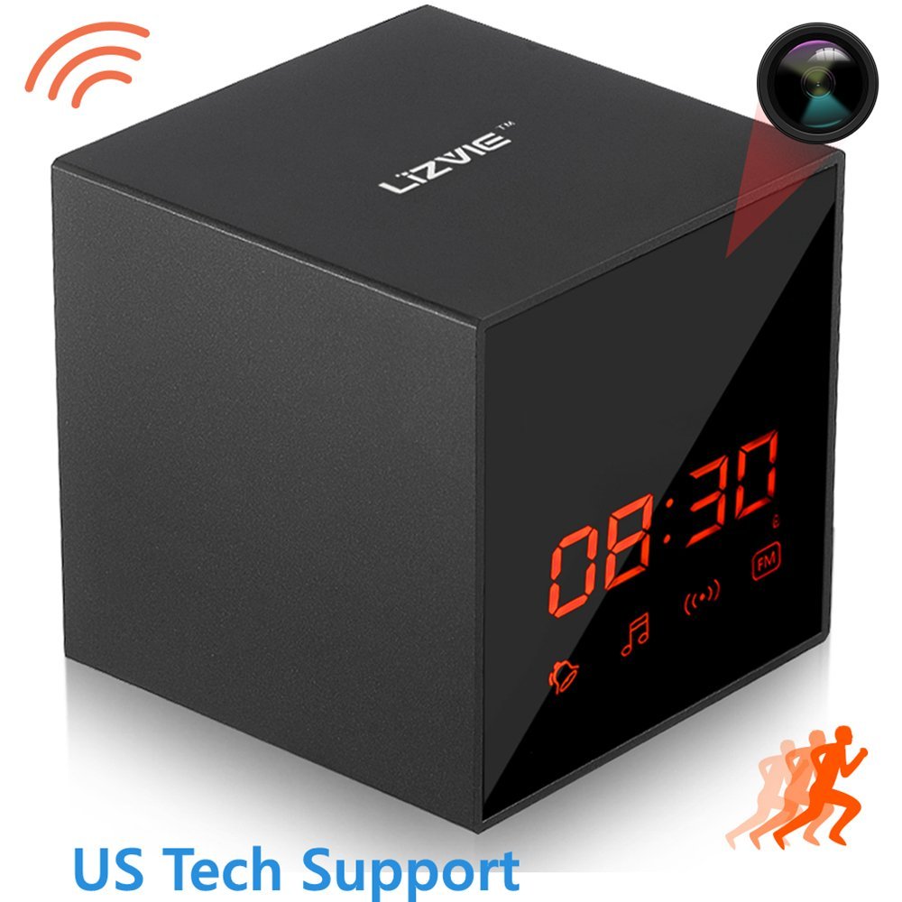 Night Vision App Control Remote Viewing For Home Office Security Wireless Nanny Spy Cam With Alarm Clock Motion Detection Wifi Hidden Clock Camera Electronics Surveillance Cameras Kanakadurgamma Org