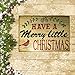 Romance Chef Christmas Decorations for Your Home - Set of 2 Wooden Christmas Signs - Have A Merry Little Christmas and All Hearts Come Home for Christmas Tree