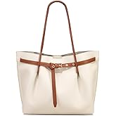 Montana West Tote Bag for Women Designer Purses and Handbags with Belted Detailing