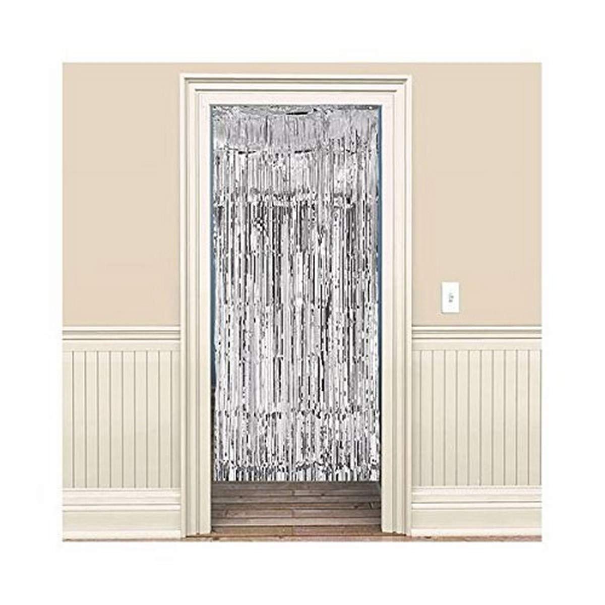 Amscan 24200-18 Door Curtain Met:Silver — image 1