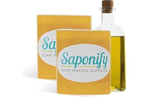 SAPONIFY SOAP MAKING SUPPLIES Saponify - 2Lb Argan Oil Melt and Pour Soap Base, Pure Skin-Moisturizing Argan Oil Soap Base, Easy to Use Glycerin Soap Base for Soap Making