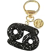 ChungLong0593 Shiny Zodiac Diamond Keychain Creative Astrology Pendant Gifts for Women Wallet Key Tote Bag Accessories