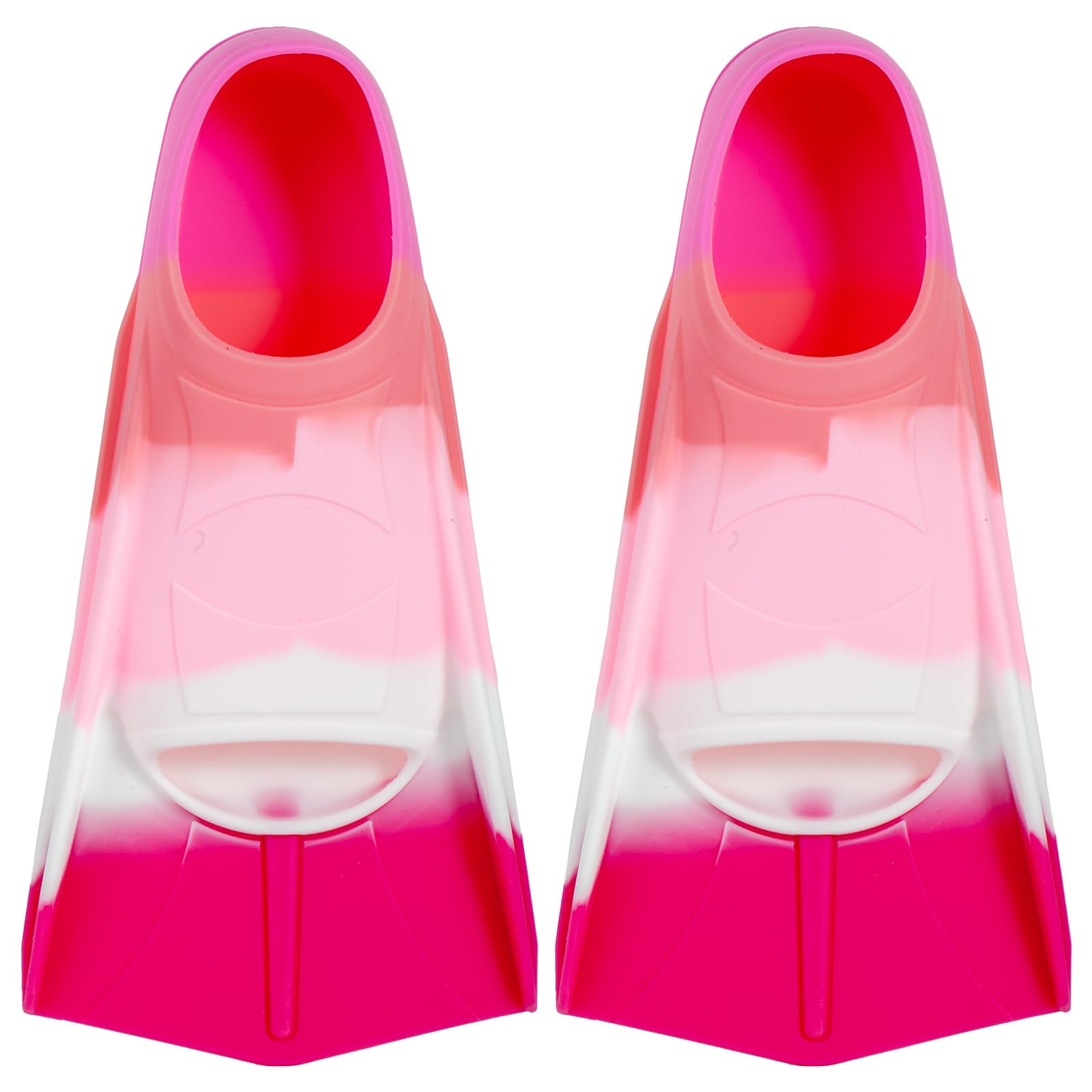Photo 1 of Pippia Kids Swim Training Fins, Soft Solicone Swimming Flippers, Comfortable Short Fins for Children Boys Girls and Beginners