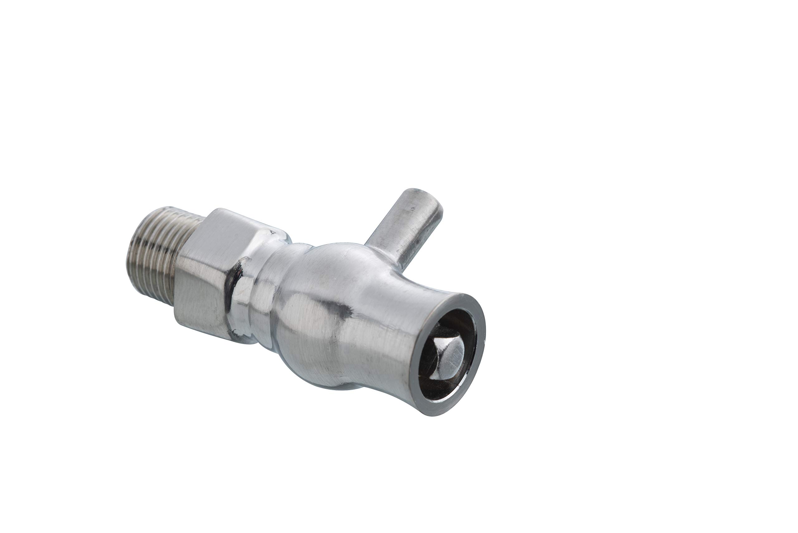 Arroll Traditional radiator Bleed Valve Brushed Nickle