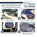 VATI Sun Visor Extender,Car Day and Night Anti-Glare Visor, 2 in 1 Automobile Sun Anti-UV Block Visor Non Glare Anti-Dazzle Sunshade Mirror Goggles Shield for Driving Goggles
