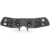 Dakota Digital 70 - 81 Chevy Camaro VHX System Analog Dash Gauges Black Alloy White VHX-70C-CAM-K-W