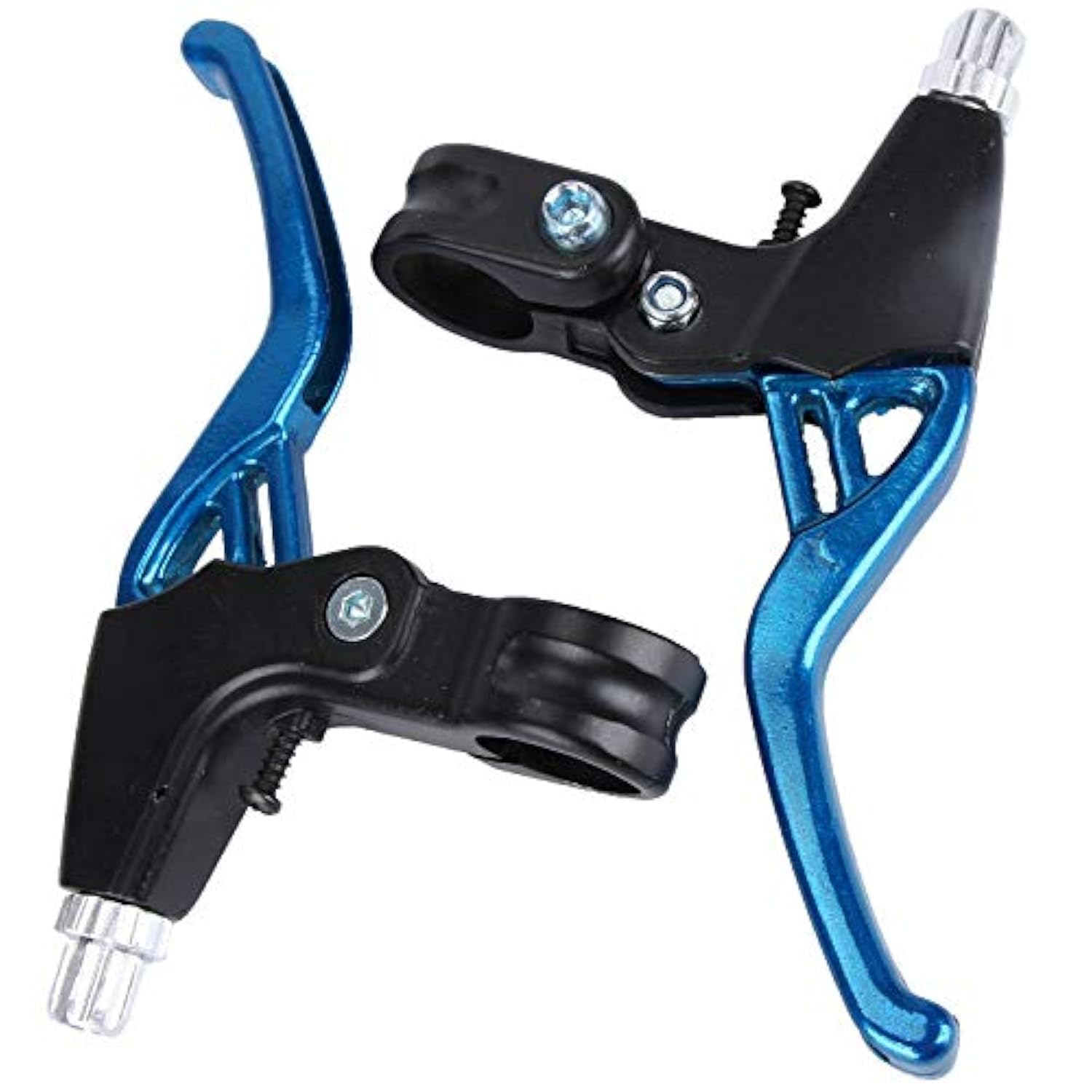 auvstar Brake Lever,Bicycle Brake Lever,Bicycle Brake Handle,Universal Full Aluminum Alloy Bicycle Brake Handle,Cycling, Road Bike, MTB, BMX, 2.2cm Diameter,Cycling Components Parts. (Blue)
