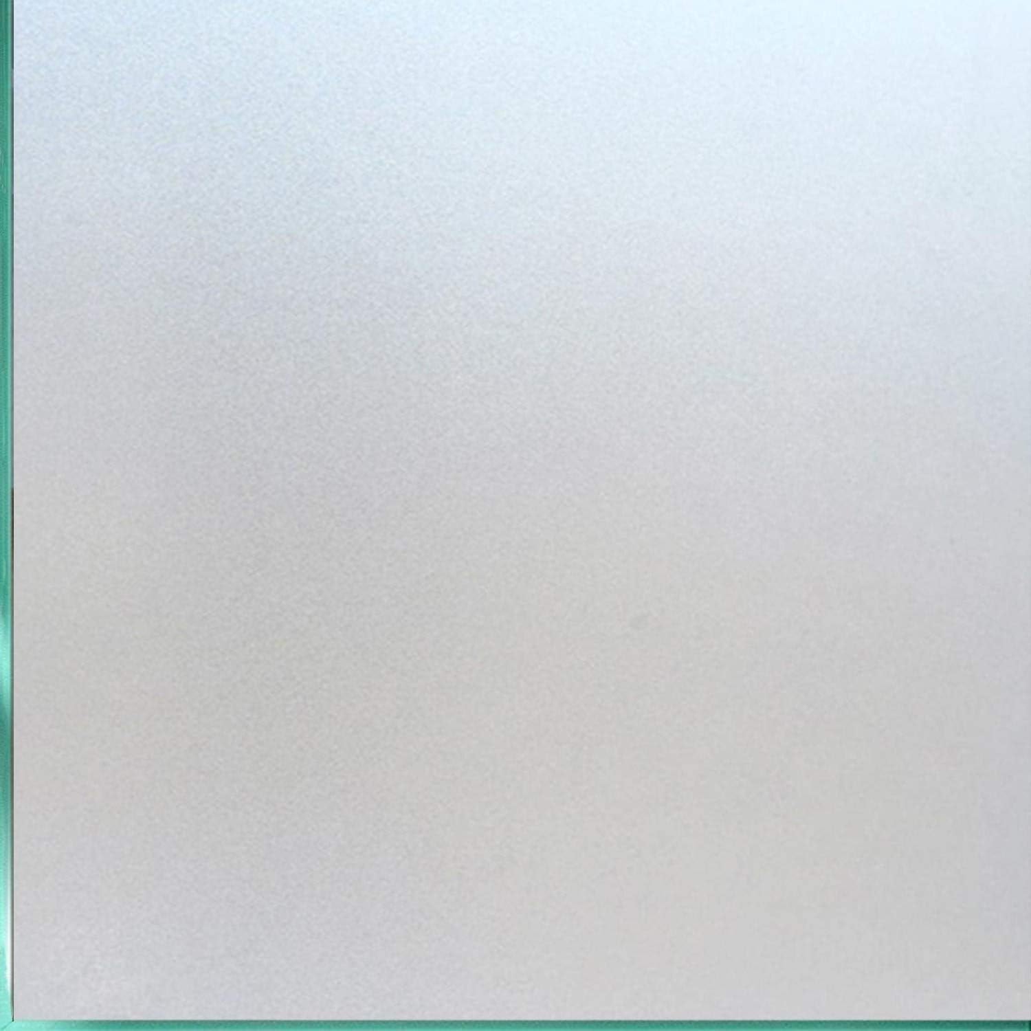 Lifetree Frosted Window Film Privacy Opaque Film for Glass Windows 44.5×300 cm Static Cling Non-Adhesive Frosting Film UV Sun Blocker for Home Office Bathroom