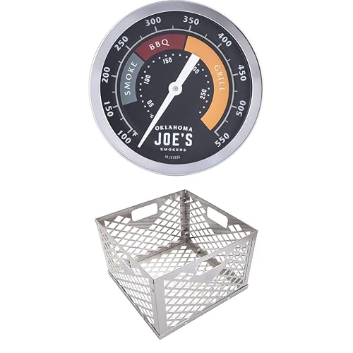 Grill Temperature Gauge for Oklahoma Joe's Smoker, 3695528R06, Stainless Stee Grill Temperature Gauge for Oklahoma Joe's Smoker, 3695528R06, Stainless Stee