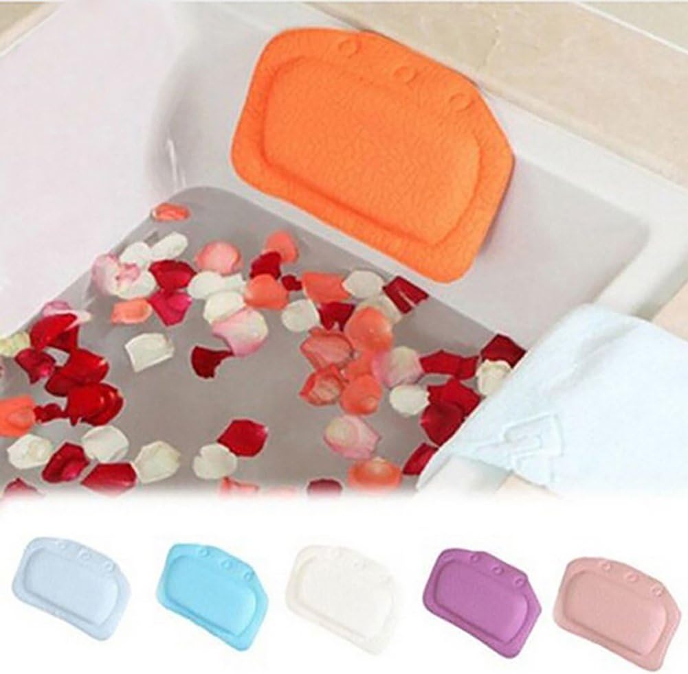 Oreiller de bain doux avec ventouse Couleur aléatoire Amazon.fr