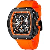 Mini Focus Men's Watch Fashion Sport Wrist Watches (Chronograph/Waterproof/Luminous/Calendar) Silicon Strap Quartz Watch for Men