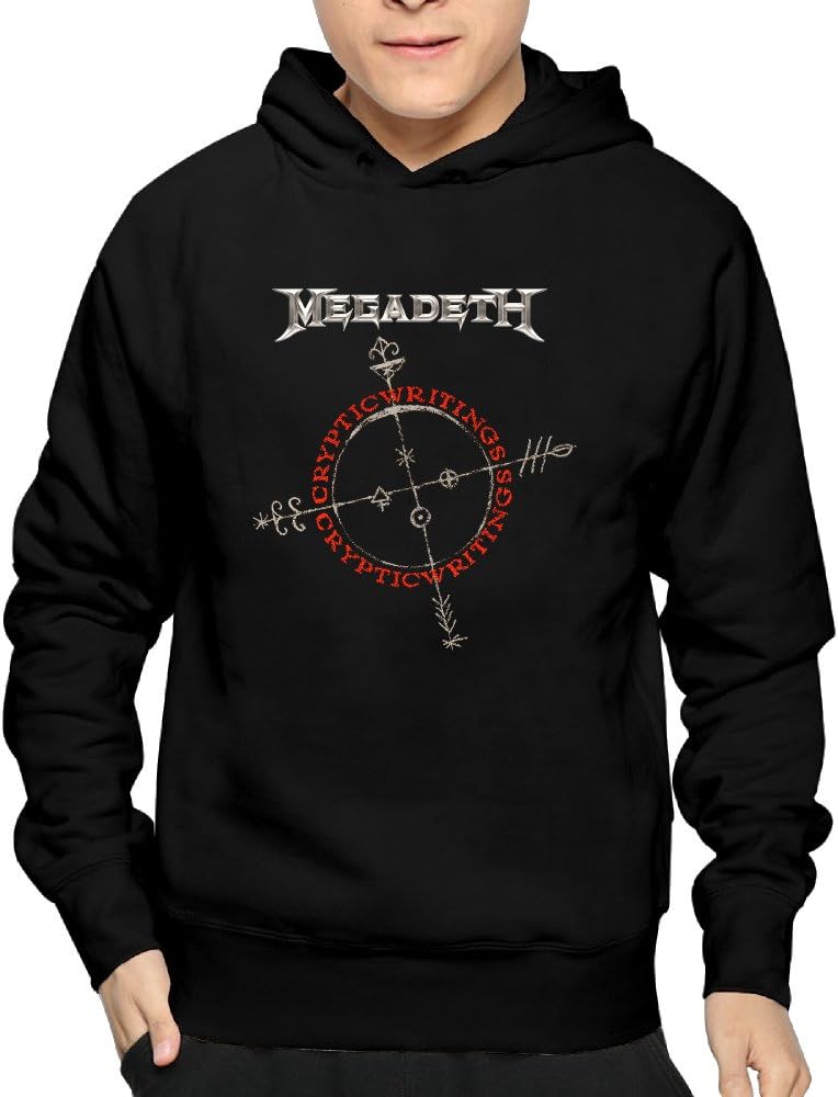 Men's Megadeth Cryptic Writings Hoodies Sweatshirt Awesome