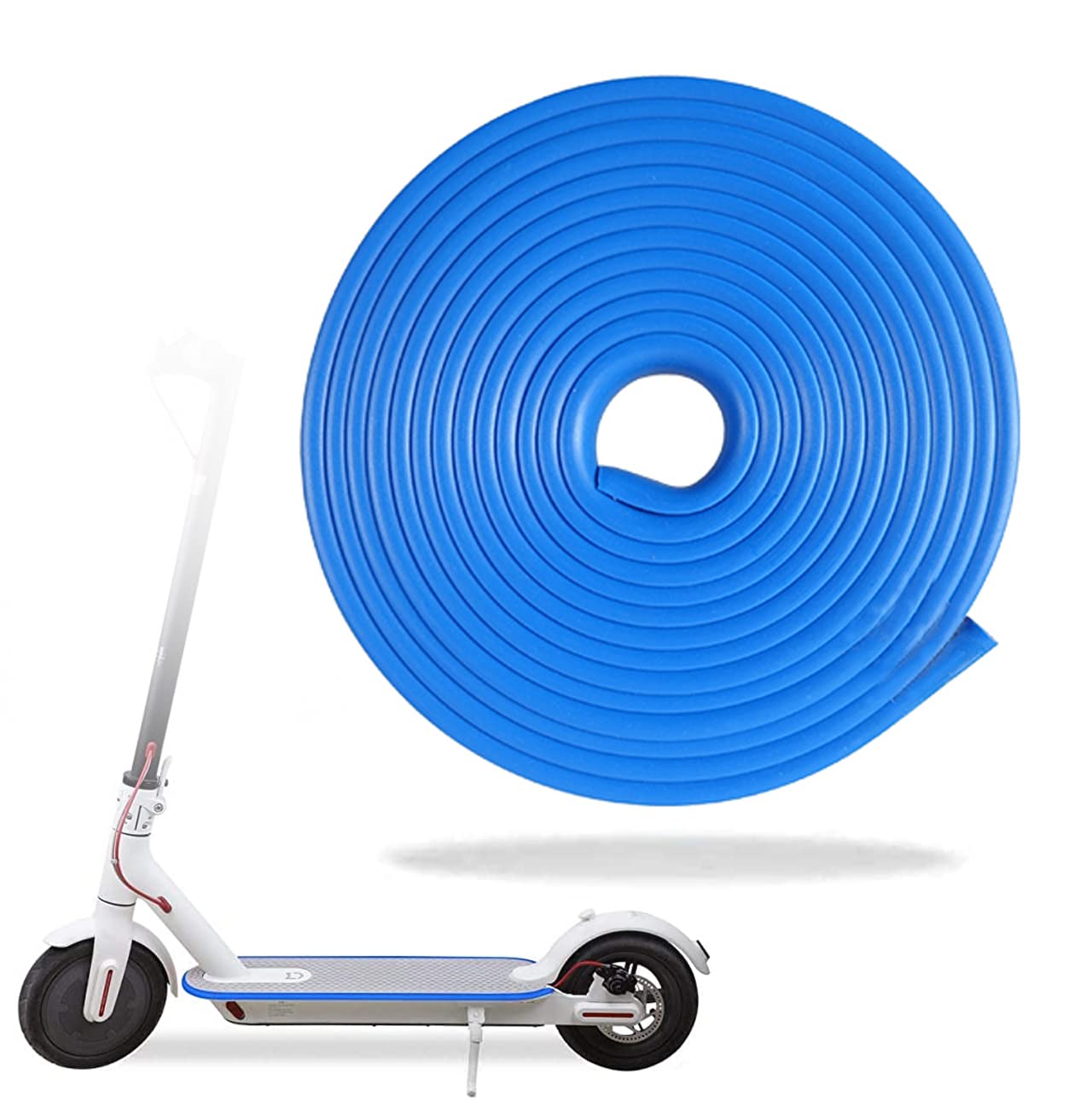 FEC Scooter Body Anti-Collision Strip Bumper Protective Body Strips Replacement for M365 Electric Skateboard Car Scooter Parts, Prevent The Scooter from Friction Damage 8Meter (blue)