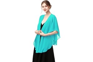 Hotshawl Shawls and Wraps for Evening Dresses Sheer Chiffon Women Elegant Soft Silky Scarf Scarve Wedding Bridal Stole