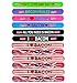 Slap Bracelets for Women, Men, Teens, Kids, Girls, Boys | 12 Pack I Love Bacon Silicone Slap Bracelet Kit for Fidget & Sensory | Great Party Favors | Frogsac – Prime USA Seller