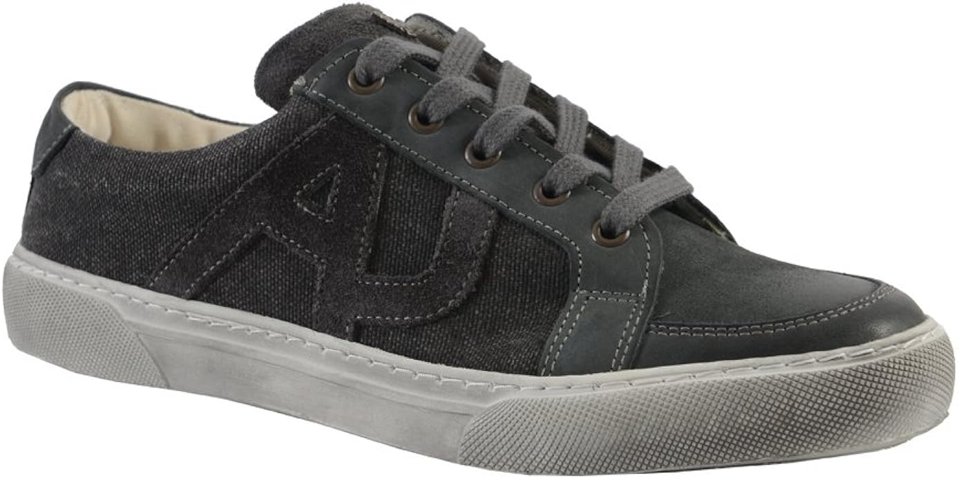 ARMANI JEANS Men�s Dark Gray Leather Suede