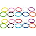 Band Joes Grifiti Round Cross Section Silicone Rubber Bands 2.25 X 1/8 Inch Hair Cards Building Plans Food Safe 50 Pack Assorted Colors
