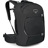 Osprey Fairview 40L Women's Travel Backpack, Black OS | carry on bag, laptop sleeve, personal item, work school travel, carry on travel, flight friendly, toiletry kit, Black color