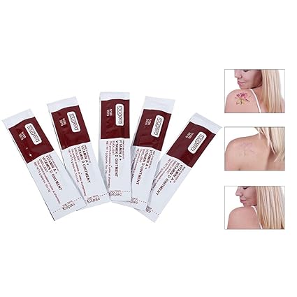 Tattoo Pflege Creme, Aftercare Cremae Vitamin Salbe A 0026 D Anti Narbe für Tattoo Body Art Permanent Make-up Supplies (100 S