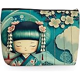 Japanese-style Doll Makeup Bag, Large Capacity Travel Makeup Case Cosmetic Bags for Women, Portable Pouch Purse Travel Essentials Toiletries Accessories, Christmas Birthday Gifts for Women