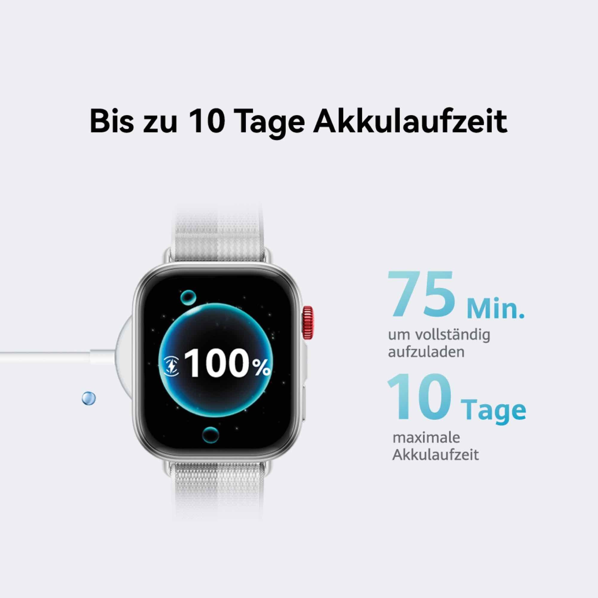 HUAWEI Watch FIT 4 Smartwatch, GPS, Fitness Tracker, Grau 6