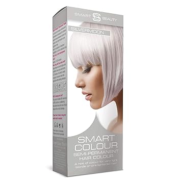 Amazon Com Smart Beauty Silver Moon Pastel Semi Permanent Hair Dye No Ammonias Parabens Sulphates Or Ppd 100 Vegan Cruelty Free Formulation Beauty