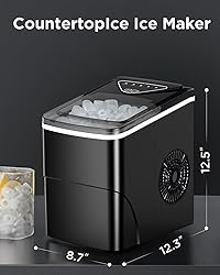 Silonn Ice Makers Countertop - Auto-Cleaning